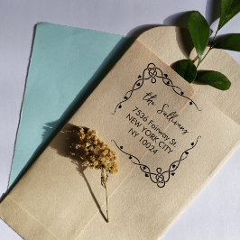 Celtic Knot Shamrocks Modern Return Address Zelfinktende Stempel