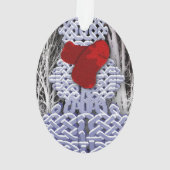 Celtic Knot Snowman Ornament (achterkant)