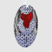 Celtic Knot Snowman Ornament (voorkant)
