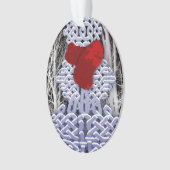 Celtic Knot Snowman Ornament (voorkant)