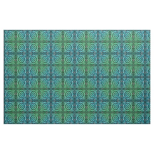 Celtic Knot - Square Pattern Fabric Stof (Yard (91,4 cm))