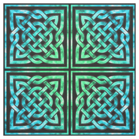 Celtic Knot - Square Pattern Fabric Stof (Swatch)