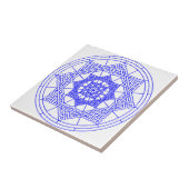 Celtic Knot Star Pattern Tile Tegeltje (Zijkant)