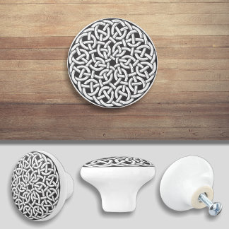 Celtic Knot Stijl Deurknop Kastgreep Keramische Knop