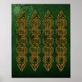 Celtic Knot Strips Poster (Voorkant)