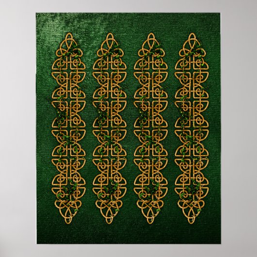 Celtic Knot Strips Poster (Voorkant)