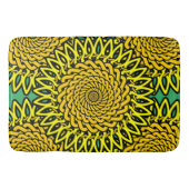 Celtic Knot Sunflower Pattern Badmat (Voorkant)