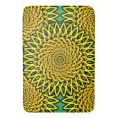 Celtic Knot Sunflower Pattern Badmat (Voorkant Verticaal)
