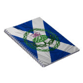 Celtic Knot Thistle and Flag Notitieboek (Rechterzijde)