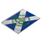 Celtic Knot Thistle and Flag Notitieboek (Linkerzijde)