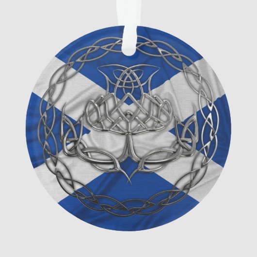 Celtic Knot Thistle Ornament (achterkant)