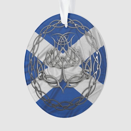 Celtic Knot Thistle Ornament (voorkant)