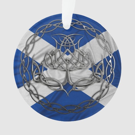 Celtic Knot Thistle Ornament (voorkant)