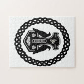 Celtic Knot Thor's Hammer Legpuzzel (Horizontaal)