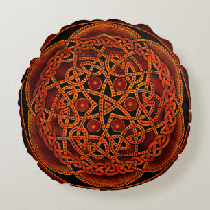 Celtic Knot Throw Rond Kussen
