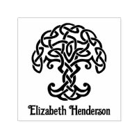 Celtic Knot Tree of Life met optionele naam