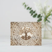 Celtic Knot Tree of life - Yggdrasil Briefkaart (Staand voorkant)