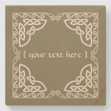 Celtic Knot Tribal Design Clear Border Versie