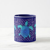 Celtic Knot Turtle (Blue)-Mokken Mok (Midden)