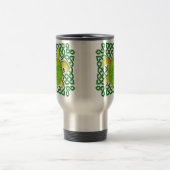 Celtic Knot Turtle (Green) Travel Mugs Reisbeker (Center)