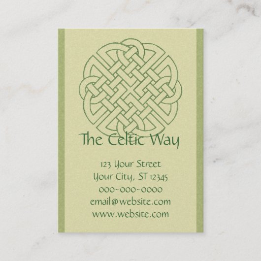 Celtic Knot Visitekaartje (Voorkant)