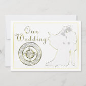 Celtic Knot Wedding Invitation Set Kaart (Voorkant)