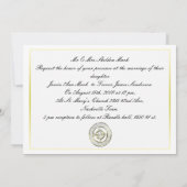 Celtic Knot Wedding Invitation Set Kaart (Achterkant)