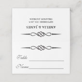 Celtic Knot Wedding Place Card Plaatskaartje (Buitenkant ongevouwen)