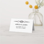 Celtic Knot Wedding Place Card Plaatskaartje (Achterkant)
