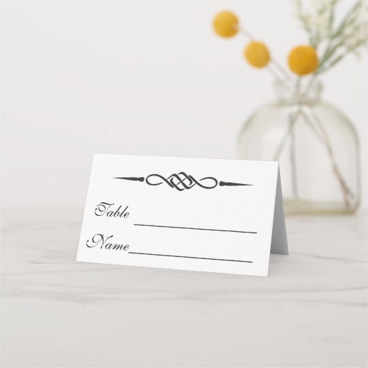 Celtic Knot Wedding Place Card Plaatskaartje (Voorkant)
