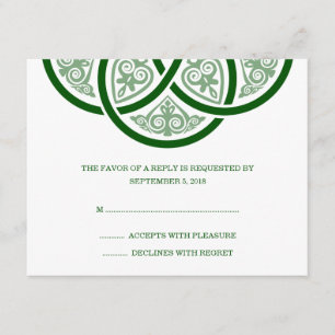 Celtic Knot Wedding RSVP-kaarten RSVP Kaartje