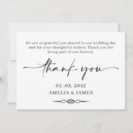 Celtic Knot Wedding Thank You Card Bedankkaart