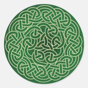 Celtic Knot - Zet je Ieren aan! Ronde Sticker