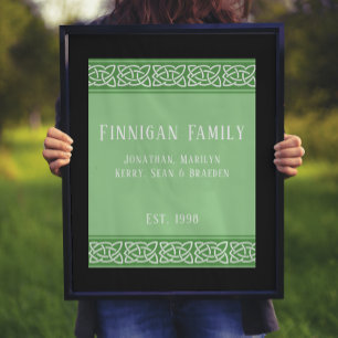 Celtic Knots Band Custom Poster