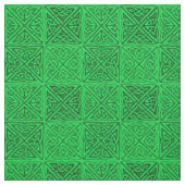 Celtic Knots Dark Green Stof (Swatch)