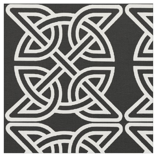 Celtic Knots Design Fabric Stof (Close Up)