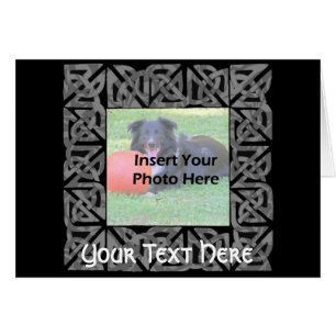 Celtic Knots Design Photo Card