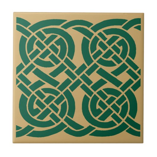 Celtic Knots Frieze Pattern Tegeltje (Voorkant)