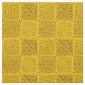 Celtic Knots in Gold Stof (Swatch)