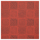 Celtic Knots in Red Stof (Swatch)