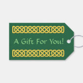 Celtic Knotwork Band Cadeaulabel (Voorkant (Horizontaal))