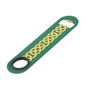 Celtic Knotwork Band Speed Flessenopener (Voorkant Gekanteld)