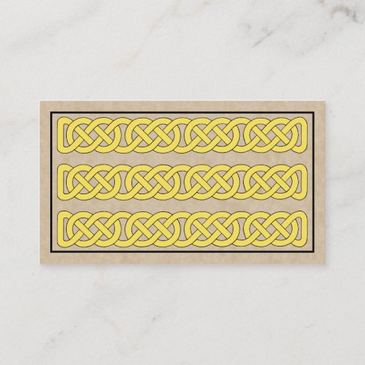 Celtic Knotwork Band Visitekaartje (Achterkant)