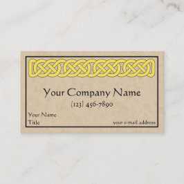 Celtic Knotwork Band Visitekaartje