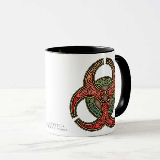 Celtic Knotwork Biohazard Mok (Voorkant rechts)