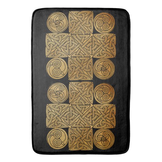 Celtic Knotwork Cross Badmat (Voorkant Verticaal)