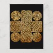 Celtic Knotwork Cross Briefkaart (Voorkant)