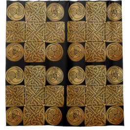 Celtic Knotwork Cross Douchegordijn