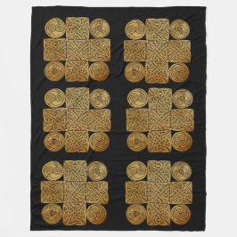 Celtic Knotwork Cross Fleece Deken