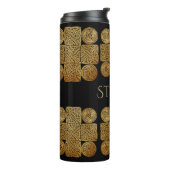 Celtic Knotwork Cross - gepersonaliseerd Thermosbeker (Gedraaid links)
